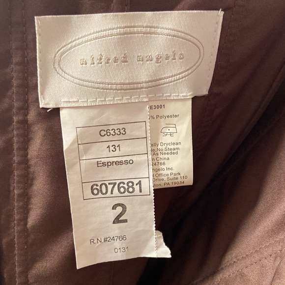 ALFRED ANGELO Espresso Satin Formal Dress - Picture 12 of 14